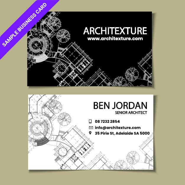 3-architecture-Business-card-sample