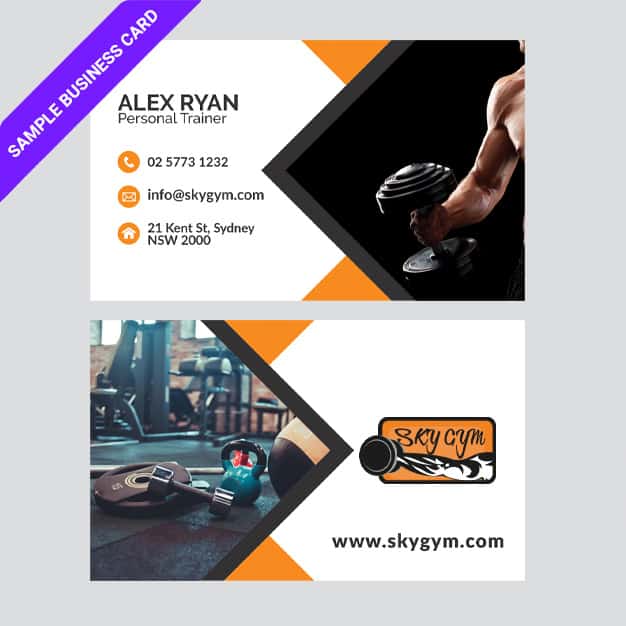 1-Gym-Business-card-sample