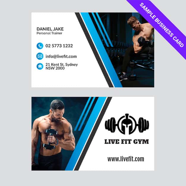 10-Gym-Business-card-sample