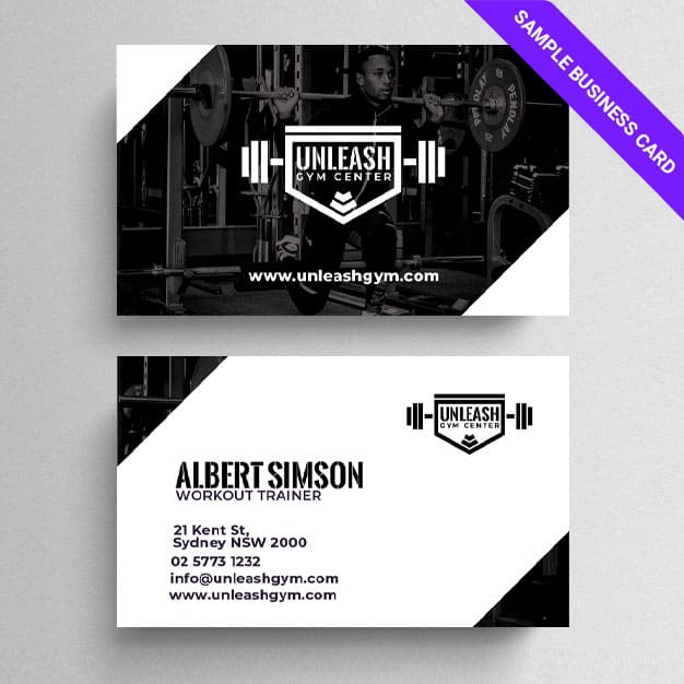 6-Gym-Business-card-sample