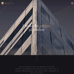 3d – Multi-Page Website Sample