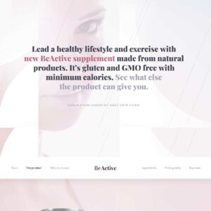 active – Multi-Page Website Sample