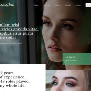actor – Multi-Page Website Sample
