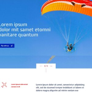 aeroclub – Multi-Page Website Sample