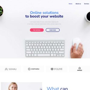 agency4 – Multi-Page Website Sample