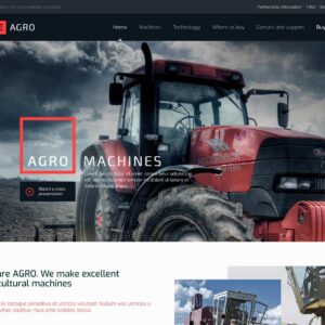 agro – Multi-Page Website Sample