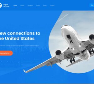 airport – Multi-Page Website Sample
