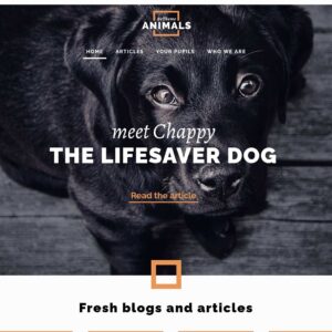 animals – Multi-Page Website Sample