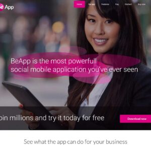 app – Multi-Page Website Sample