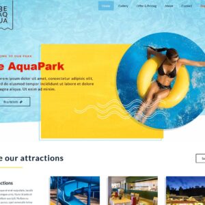 aquapark – Multi-Page Website Sample