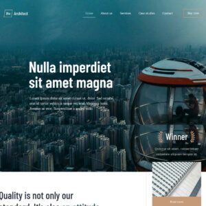 architect4 – Multi-Page Website Sample