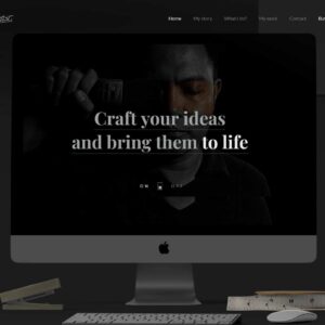 artist – Multi-Page Website Sample