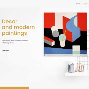 artist2 – Multi-Page Website Sample