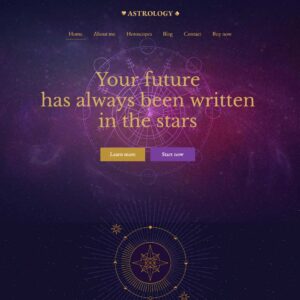 astrology – Multi-Page Website Sample