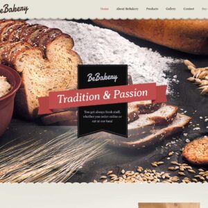 baker – Multi-Page Website Sample