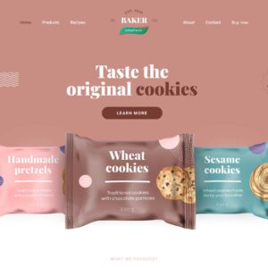 baker3 – Multi-Page Website Sample