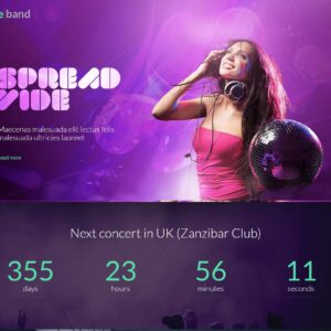 band – Multi-Page Website Sample