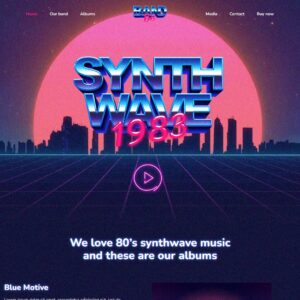 band5 – Multi-Page Website Sample