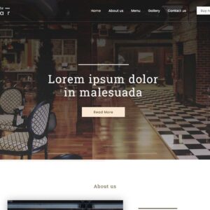 bar2 – Multi-Page Website Sample