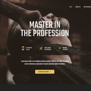 barber3 – Multi-Page Website Sample