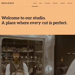 barber4 – Multi-Page Website Sample
