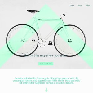bikerental – Multi-Page Website Sample