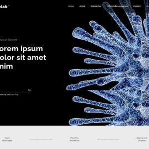 biolab – Multi-Page Website Sample