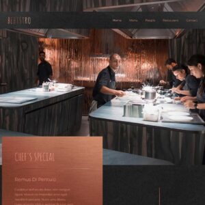 bistro3 – Multi-Page Website Sample