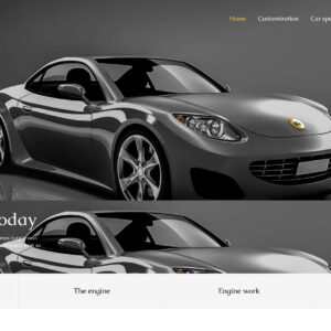 car – Multi-Page Website Sample