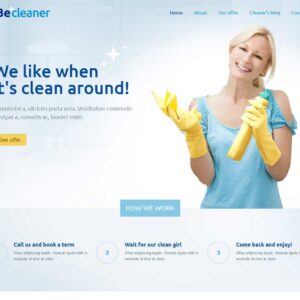 cleaner – Multi-Page Website Sample