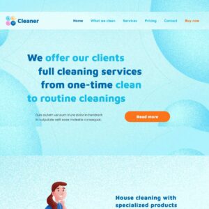 cleaner3 – Multi-Page Website Sample