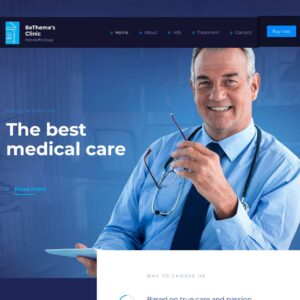 clinic2 – Multi-Page Website Sample