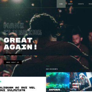club2 – Multi-Page Website Sample