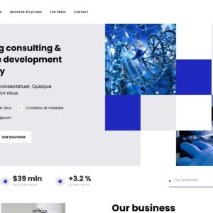 corporation2 – Multi-Page Website Sample