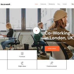 coworking – Multi-Page Website Sample