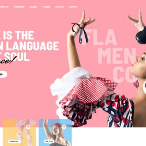 danceschool2 – Multi-Page Website Sample