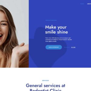 dentist4 – Multi-Page Website Sample