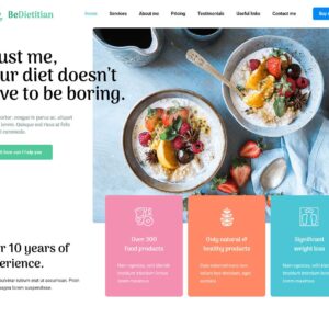 dietitian2 – Multi-Page Website Sample