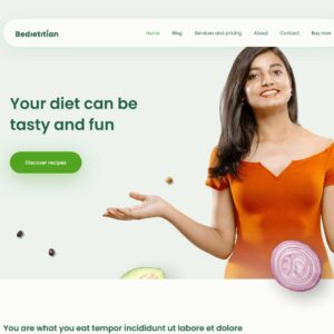 dietitian3 – Multi-Page Website Sample