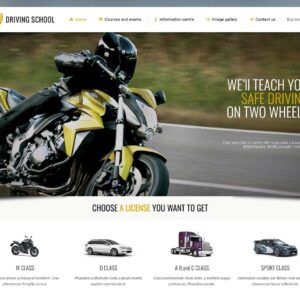 driving – Multi-Page Website Sample