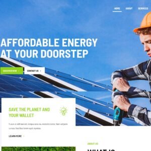 eco3 – Multi-Page Website Sample