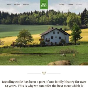 ecobeef – Multi-Page Website Sample