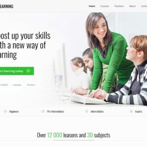 elearning – Multi-Page Website Sample