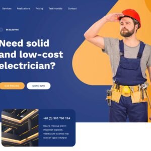 electric2 – Multi-Page Website Sample