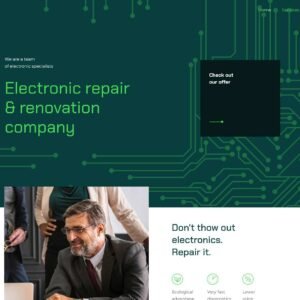 electronics – Multi-Page Website Sample