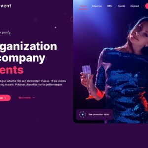 event8 – Multi-Page Website Sample