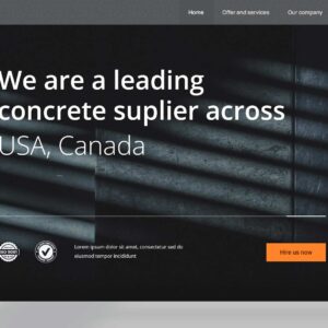 factory3 – Multi-Page Website Sample
