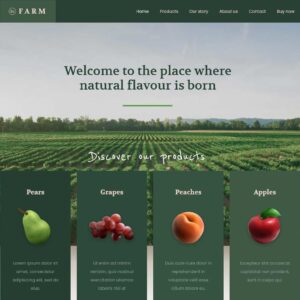 farm2 – Multi-Page Website Sample
