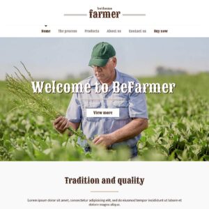 farmer – Multi-Page Website Sample