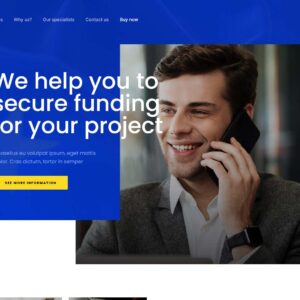 finance3 – Multi-Page Website Sample